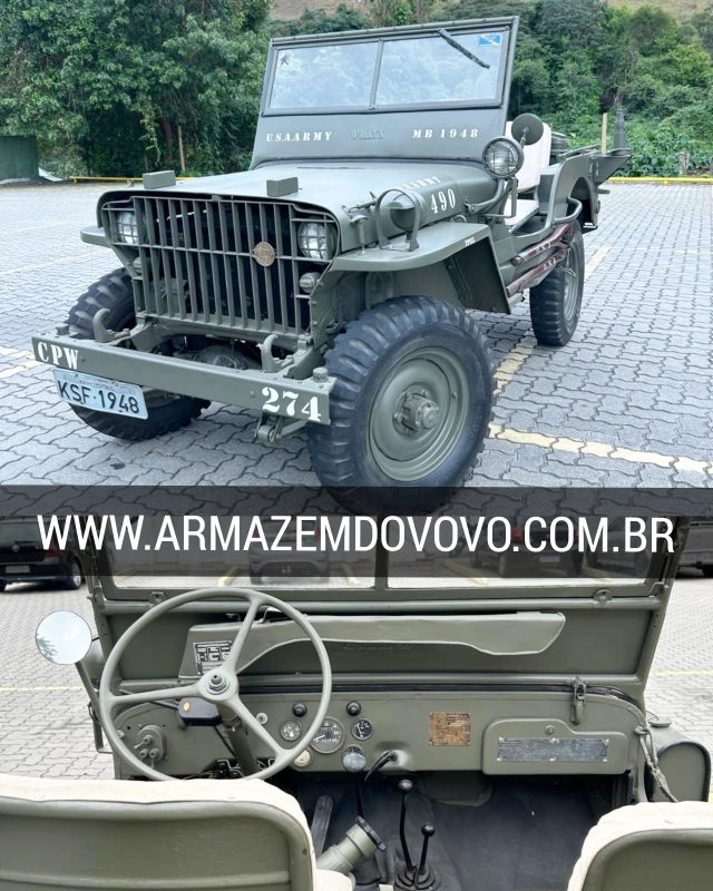 Overland — Jeep Overland (1948) — Foto principal do anúncio | Armazém do Vovô