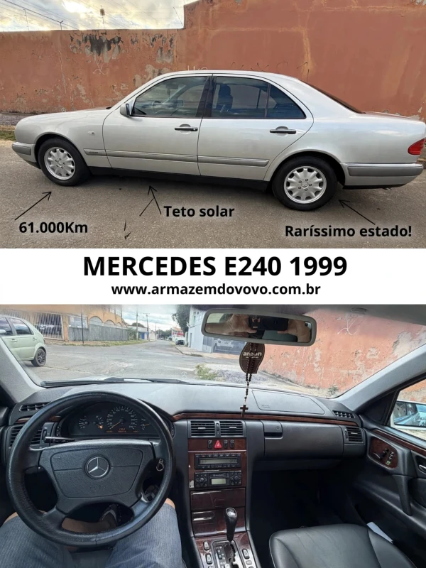 E240 — Mercedes Benz E240 (1999) — Foto principal do anúncio | Armazém do Vovô
